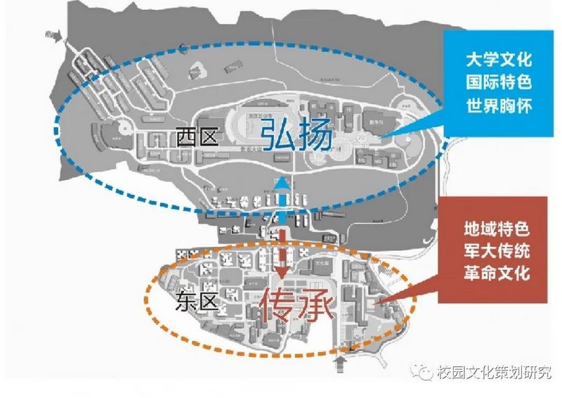 海纳百川，学贯中外——四川外国语大学校园环境空间文化设计